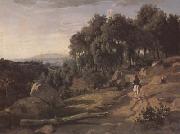 Jean Baptiste Camille  Corot Vue pres de Volterra (mk11) oil painting picture wholesale